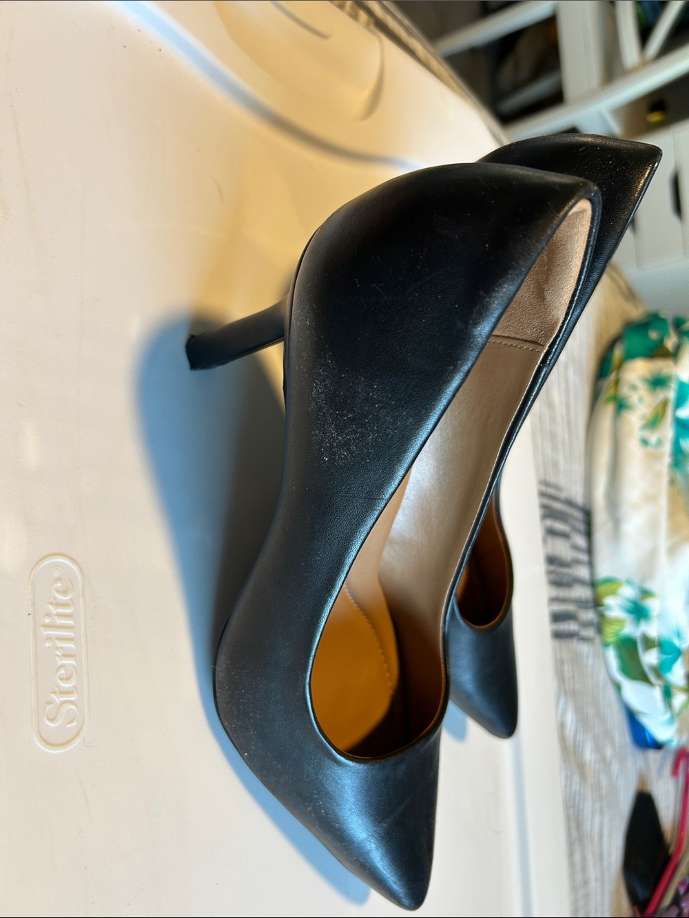 Elegant Black Pointed-Toe Stiletto Pumps - Women
